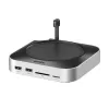 UGREEN 65487 USB-C 11-in-1 Docking Station for Mac Mini M4/M4 Pro with M.2 SSD Enclosure, Space Grey