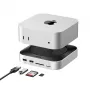 UGREEN 65487 USB-C 11-in-1 Docking Station for Mac Mini M4/M4 Pro with M.2 SSD Enclosure, Space Grey