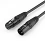 UGREEN AV130 XLR żeński na XLR męski kabel mikrofonowy - 3 m (czarny)