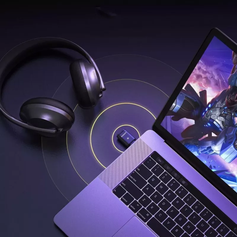 UGREEN BT501 USB-C Bluetooth 5.3 Audio Adapter z nadajnikiem aptX - Czarny