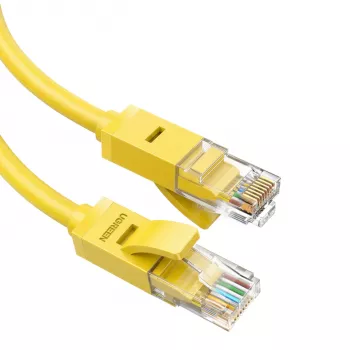 UGREEN Cat6 RJ45 Kabel Ethernet 2m Żółty - 1Gbps 250MHz UTP Kabel krosowy