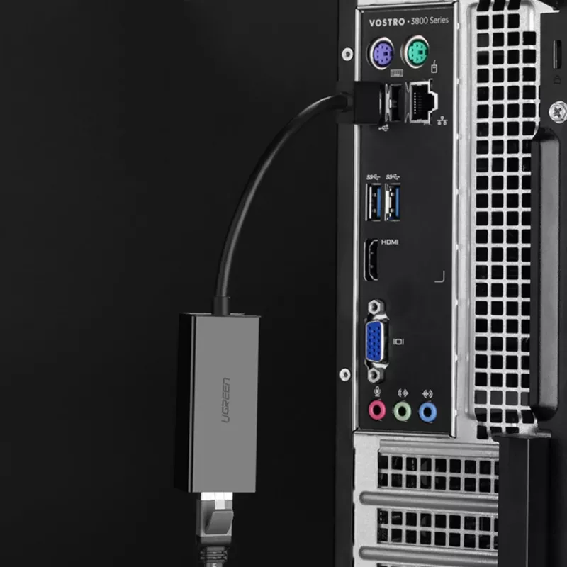 UGREEN CM111 USB 3.0 do RJ45 Gigabit Ethernet Adapter - Czarny