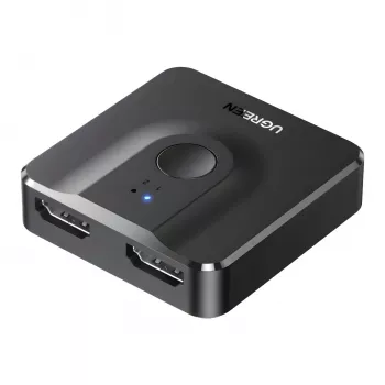 UGREEN CM217-50966 2-w-1 Dwukierunkowy Przełącznik HDMI 4K - Czarny