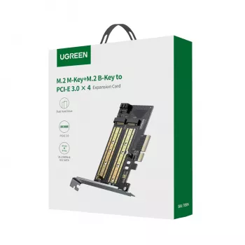 UGREEN CM302 M.2 NVMe na PCIe 3.0 x4 karta adaptera