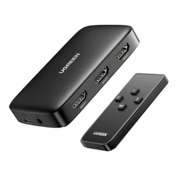 UGREEN CM332 3-w-1 HDMI 1.4 Przełącznik 4K