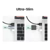 UGREEN CM383-80864 USB-A do 3,5 mm Audio Jack Zewnętrzna Karta Dźwiękowa - Srebrny