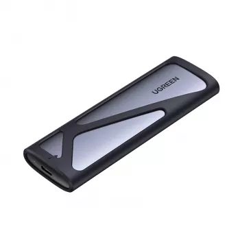 UGREEN CM400-90264 M.2 NVMe/SATA SSD Obudowa 10Gbps USB-C 3.2 Gen 2 Bezśrubowa Aluminiowa Srebrna