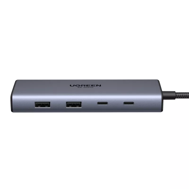 Ugreen CM639 USB-C 10-in-1 Hub z 2x HDMI, 2x USB, RJ45, SD/TF, PD 100W