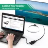 UGREEN DisplayPort Męski na VGA Żeński Konwerter, Adapter Aktywny, Full HD 1080p, Pozłacany, Czarny
