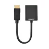 UGREEN DisplayPort Męski na VGA Żeński Konwerter, Adapter Aktywny, Full HD 1080p, Pozłacany, Czarny