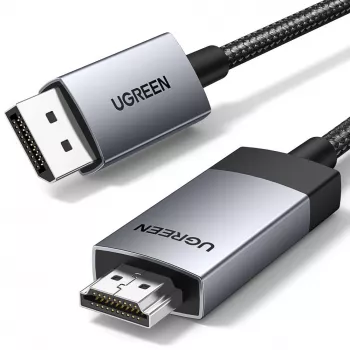 UGREEN DP119 Przewód DisplayPort na HDMI 2m 4K 60Hz Szary