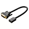 UGREEN DVI na HDMI Kabel Adapter 15cm Męski do Żeńskiego 1080p Full HD Czarny