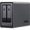 UGREEN DXP2800+ 2x Seagate IronWolf HDD Bundle - 2-zatokowe NAS z Intel Celeron N5105, 8GB DDR4, 2x 2.5GbE, 2x 4TB HDD w zestawie