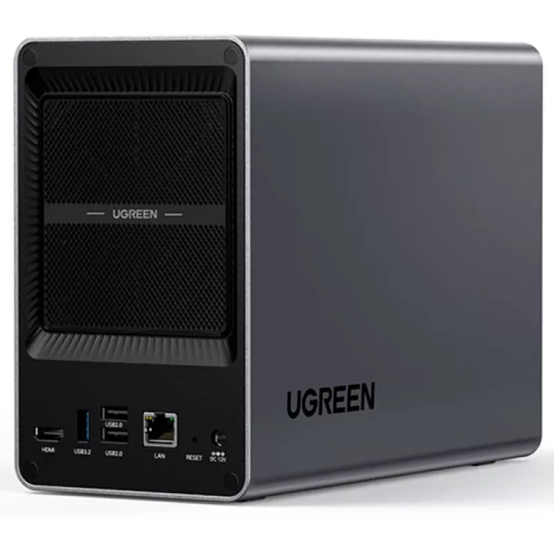 UGREEN DXP2800+ 2x Seagate IronWolf HDD Bundle - 2-zatokowe NAS z Intel Celeron N5105, 8GB DDR4, 2x 2.5GbE, 2x 4TB HDD w zestawie