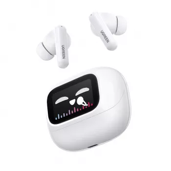 UGREEN EchoBuds Magic Bezprzewodowe słuchawki douszne z aktywną redukcją szumów, Bluetooth 5.2, IPX5 – Biały