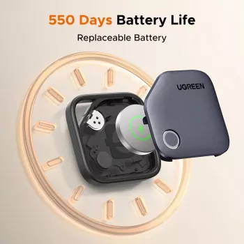 Lokalizator Bluetooth UGREEN FineTrack CM829 do Samsung SmartThings, czarny