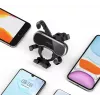 Uchwyt samochodowy UGREEN Gravity na telefon z mocowaniem na deskę rozdzielczą i przednią szybę, uniwersalna kołyska na smartfon z mocną przyssawką, obrotem 360°, teleskopowym ramieniem i przyciskiem szybkiego zwalniania, czarny
