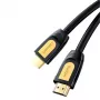 UGREEN HD101 kabel HDMI 2.0 4K 60 Hz 1 m czarno-żółty