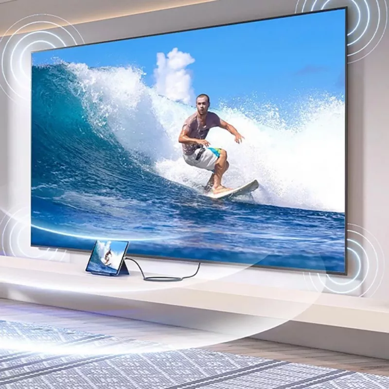 UGREEN HD164 Micro HDMI na HDMI 2.1 Kabel 8K 1m Szary