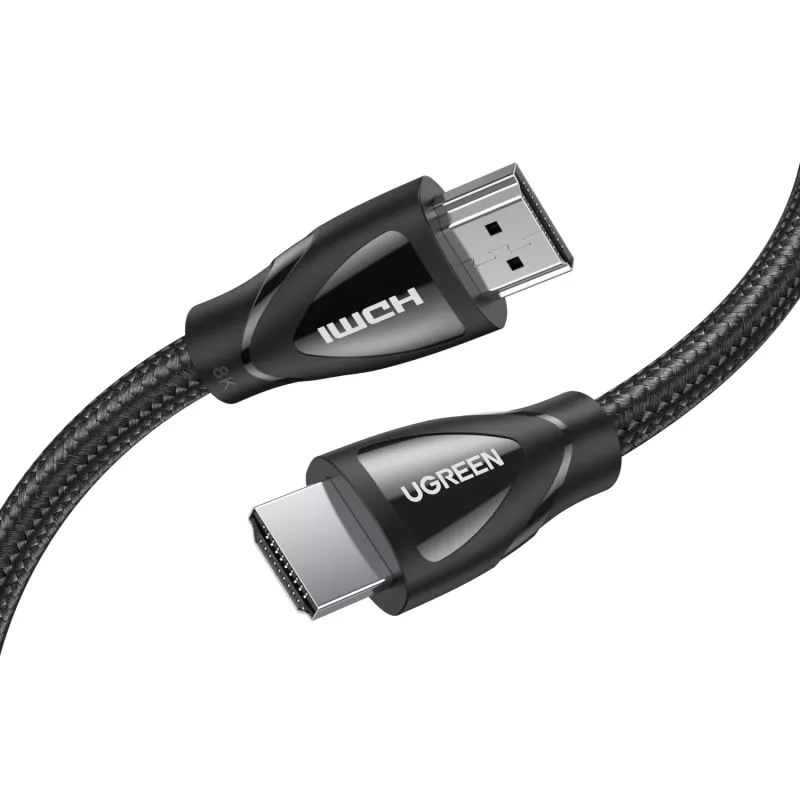 UGREEN HDMI 2.1 przewód męski-męski 1M (8K@60Hz | 4K@120Hz) - Czarny