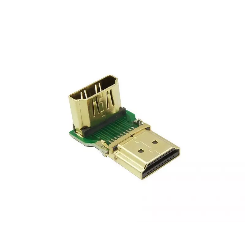 UGREEN HDMI kątowy adapter 90 stopni dół 4K 60Hz HD112 czarny