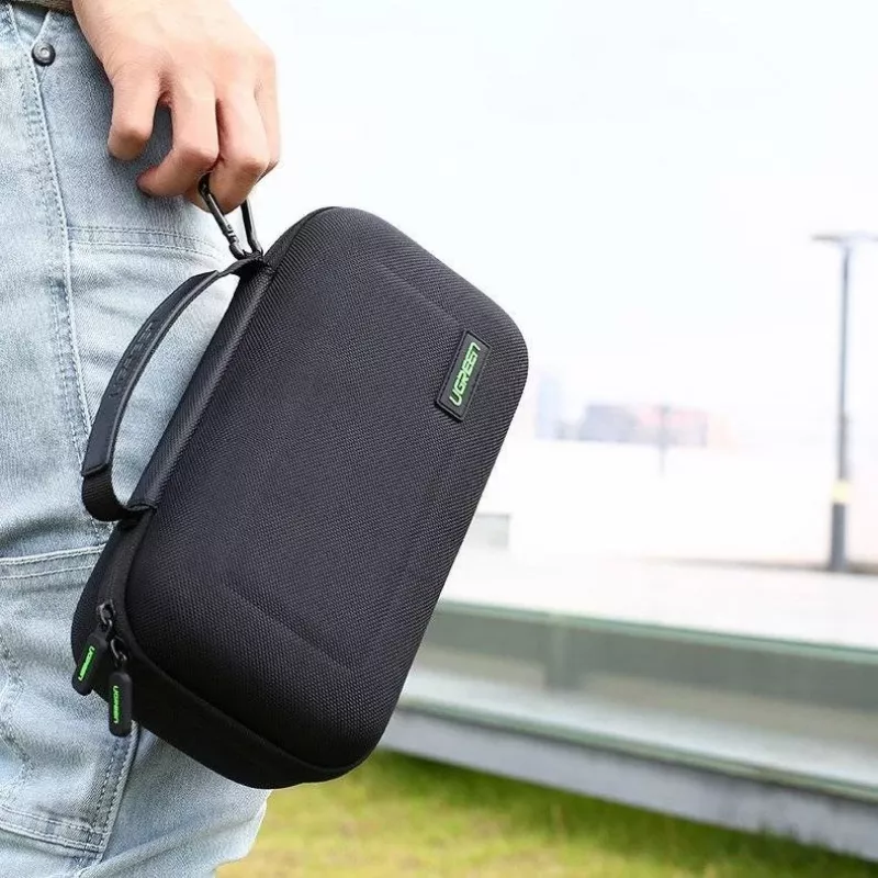 UGREEN LP145 etui ochronne do Nintendo Switch, twarda skorupa EVA, Oxford czarny