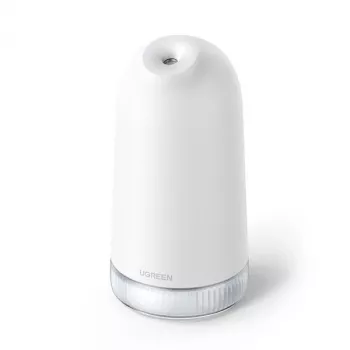 UGREEN LP225 Nawilżacz Ultradźwiękowy z Zbiornikiem 300ml, USB-C, Nocne Światło 7-Kolorowe, Cichy Szept