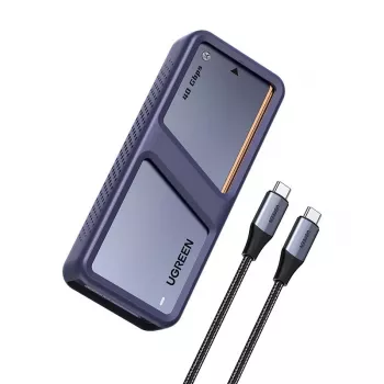 Obudowa zewnętrzna UGREEN D703 M.2 NVMe SSD USB4 40Gbps, bez narzędzi, aluminium, kolor Space Grey
