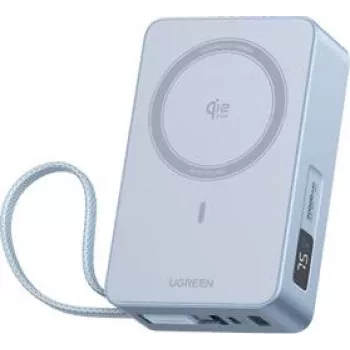 UGREEN Magnetyczny Power Bank 45W 10000mAh Qi2 MagSafe Kompatybilny USB-C PD Czarny 65959
