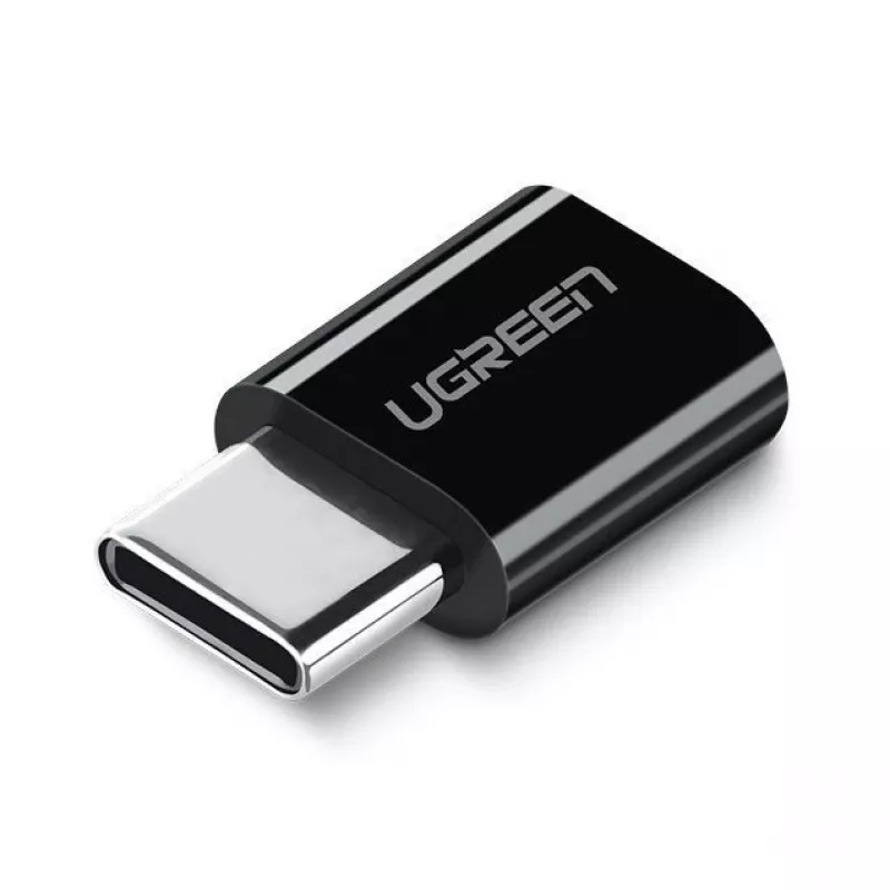 UGREEN Micro USB na USB-C Adapter Czarny (30391)