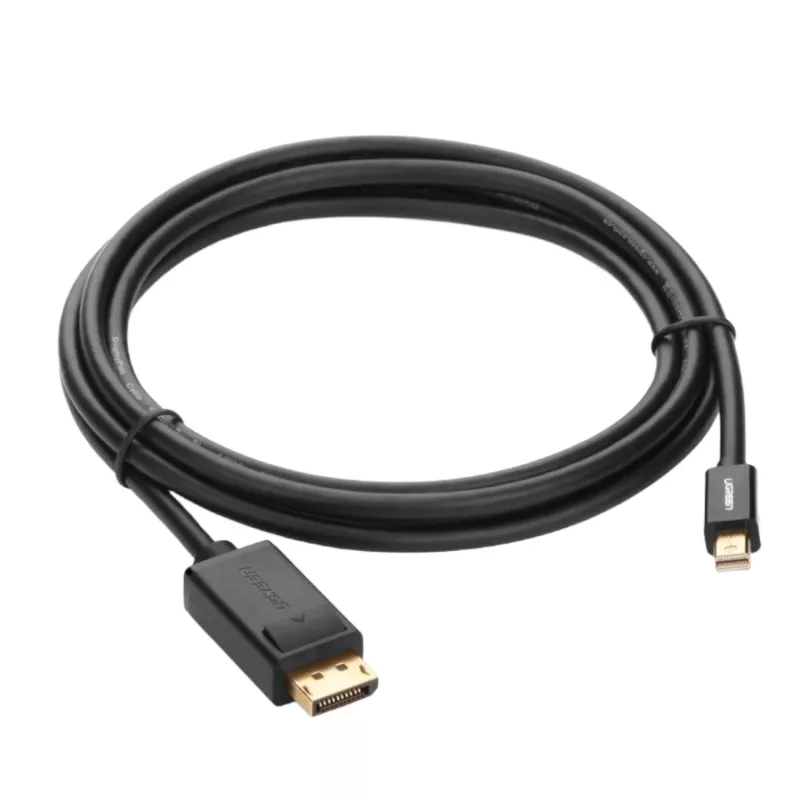 UGREEN Mini DisplayPort na DisplayPort Kabel 1,5 m Czarny