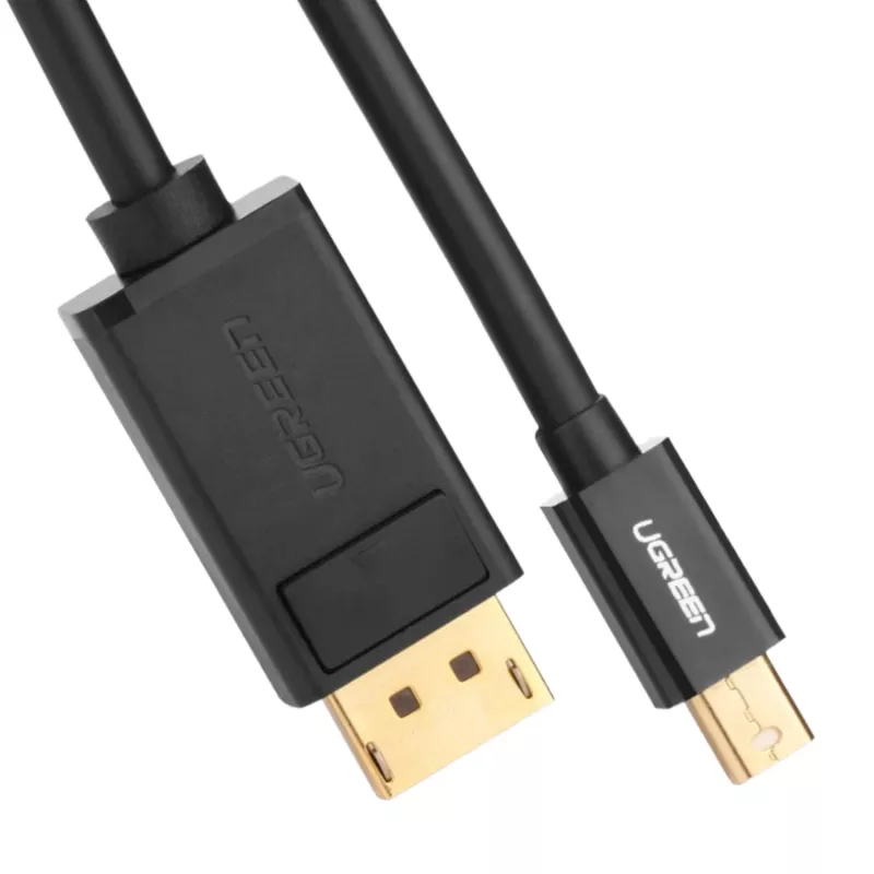 UGREEN Mini DisplayPort na DisplayPort Kabel 1,5 m Czarny