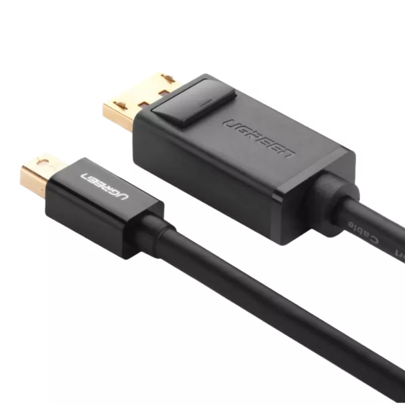 UGREEN Mini DisplayPort na DisplayPort Kabel 1,5 m Czarny