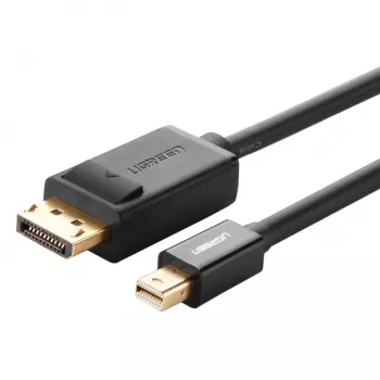 UGREEN Mini DisplayPort na DisplayPort Kabel 1,5 m Czarny