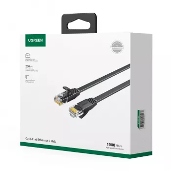 UGREEN NW102 Cat.6 UTP Ethernet Patch Cable RJ45 3m Czarny