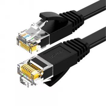 UGREEN NW102 Cat6 U/UTP płaski kabel Ethernet 2m - Czarny