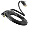 UGREEN NW102 Cat6 U/UTP płaski kabel Ethernet 30m - czarny