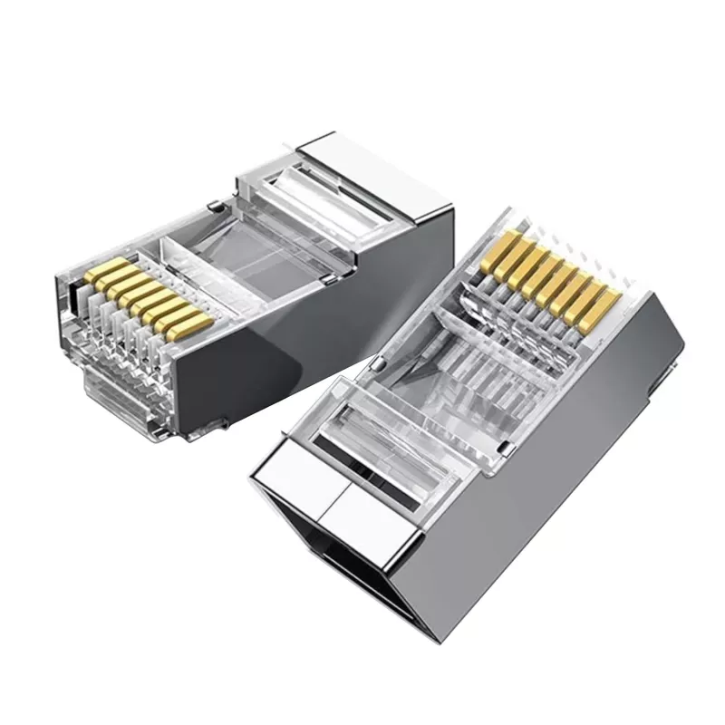 UGREEN NW111 RJ45 Cat6 Głowica sieciowa Ethernet 100 szt. - Srebrny/Przezroczysty