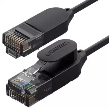 UGREEN NW122 Cat6A UTP RJ45 Kabel krosowy Ethernet – 10 m, czarny