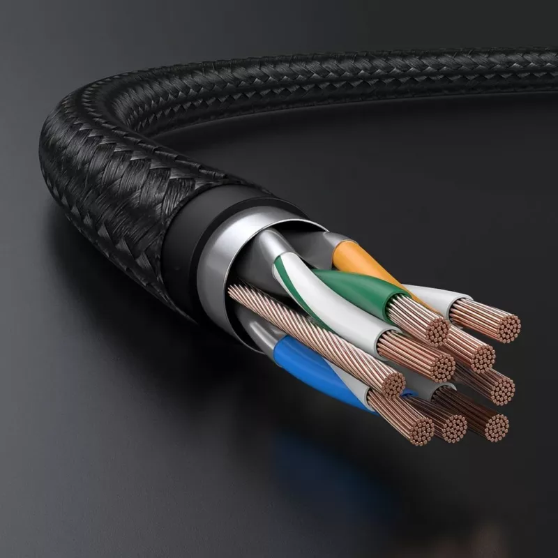 UGREEN NW150 Cat 7 Ethernet Cable 1m - Czarny