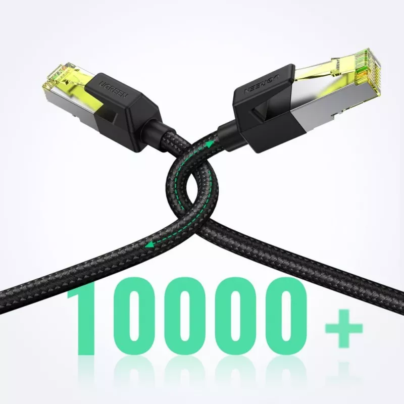 UGREEN NW150 Cat 7 Ethernet Cable 1m - Czarny