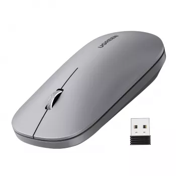 UGREEN Przenośna mysz bezprzewodowa 2.4GHz - Szary