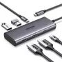 UGREEN Revodok Pro 206 USB-C 6-w-1 Hub z 4K HDMI, 100W PD, Gigabit Ethernet, USB 3.0