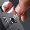 UGREEN RJ45 CAT6 Ethernet 0,5 m Kabel LAN - Czerwony (1Gbps, 250MHz)
