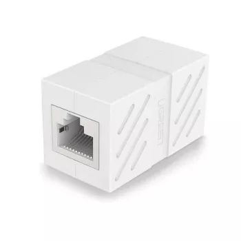 UGREEN RJ45 żeński-żeński łącznik sieciowy Cat.7 UTP biały (NW114 20311)