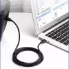 UGREEN US135 Kabel USB 2.0 A-B, pozłacany, 2 m, czarny