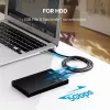UGREEN US184 USB-A do USB-C 3.0 Kabel, 2 m, Czarny