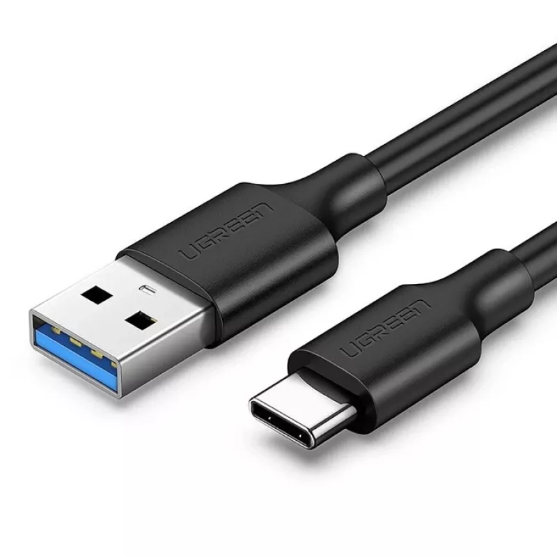 UGREEN US184 USB-A do USB-C 3.0 Kabel, 2 m, Czarny
