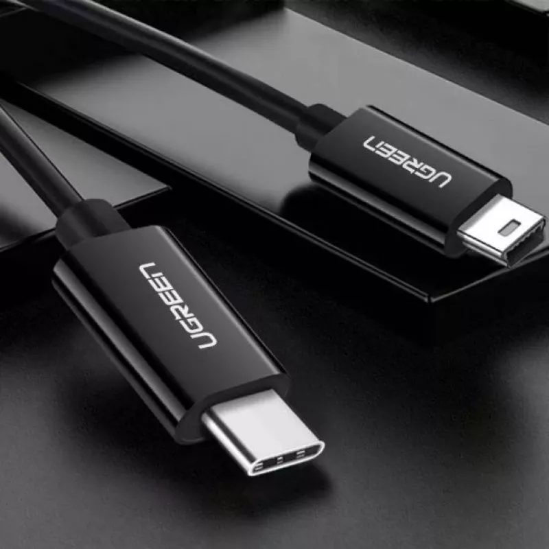UGREEN US242 Kabel USB-C na Mini USB 1m Czarny