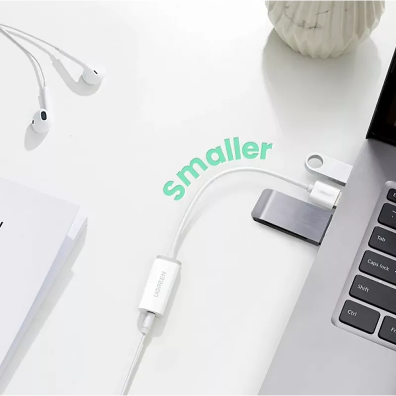 UGREEN US288 USB-A do USB-C Kabel QC 3.0 3A 1m Biały